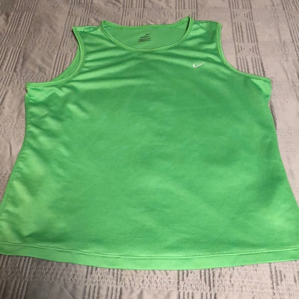 Nike green tank top